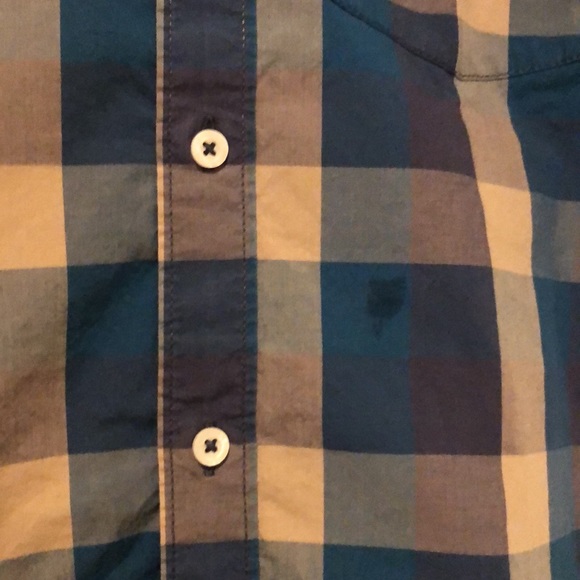 Three Boys Short Sleeve Button Down with Collar 10 / 12 - Picture 8 of 8
